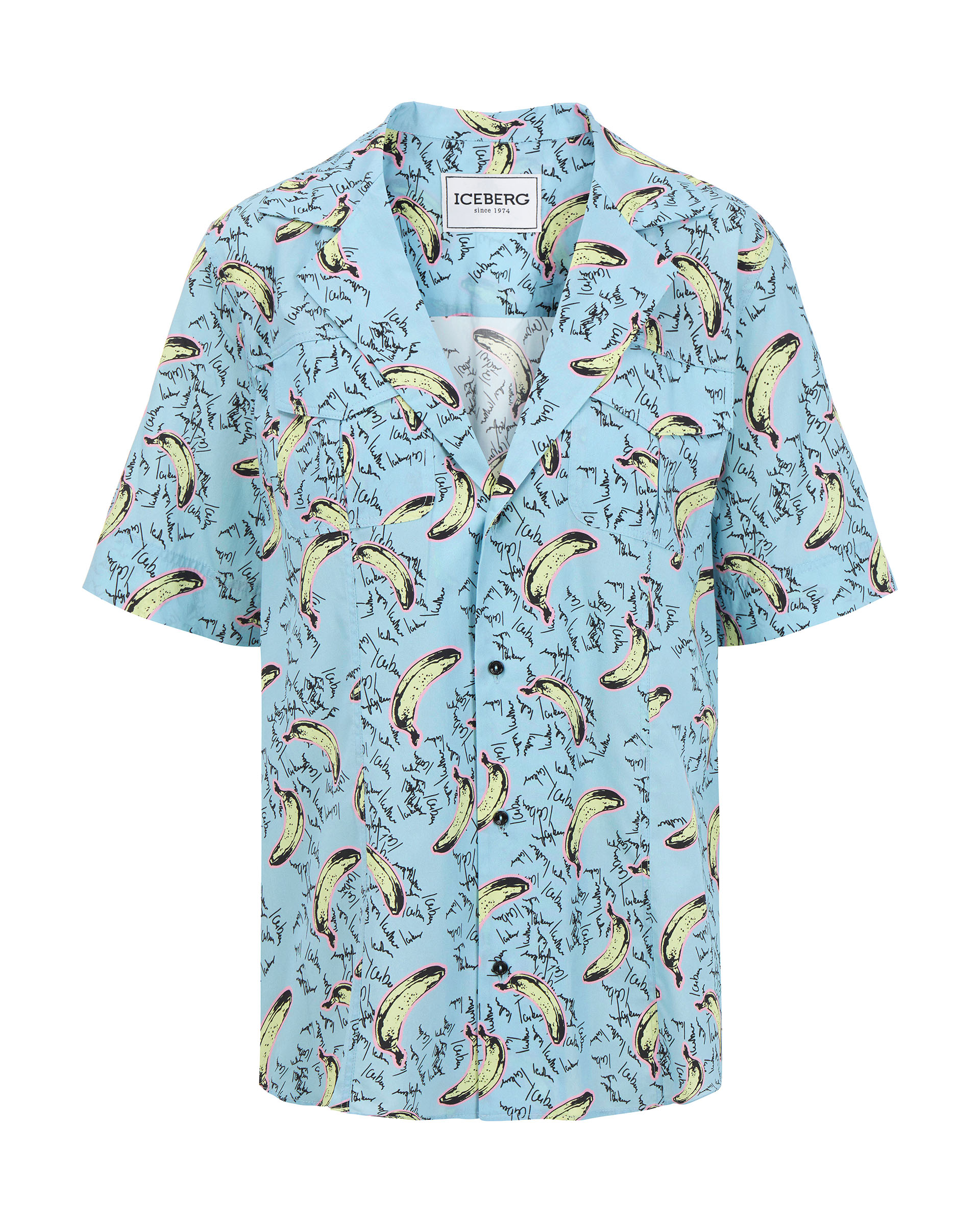 Blue banana print shirt | Iceberg