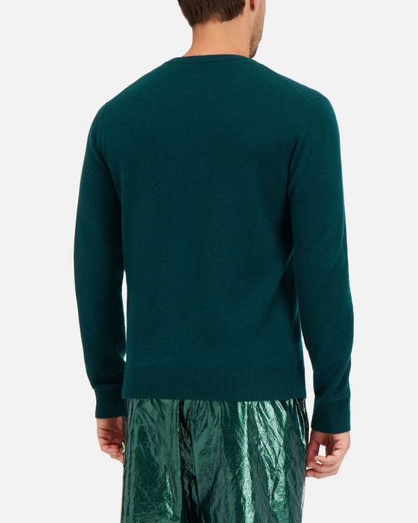 Dark green Iceberg cashmere sweater - Iceberg - Official Website