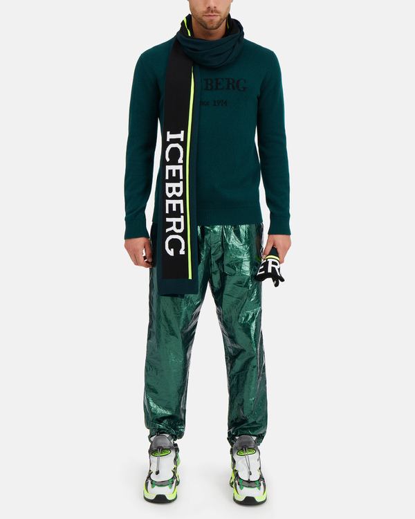 Dark green Iceberg cashmere sweater - Iceberg - Official Website