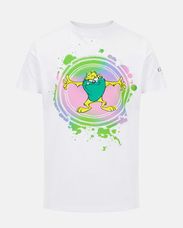 T-shirt da uomo bianca in collaborazione con Looney Tunes - Iceberg - Official Website