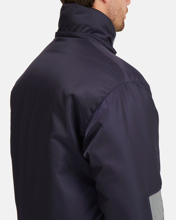 Black and gray Iceberg padded jacket with hood - Iceberg - Official Website