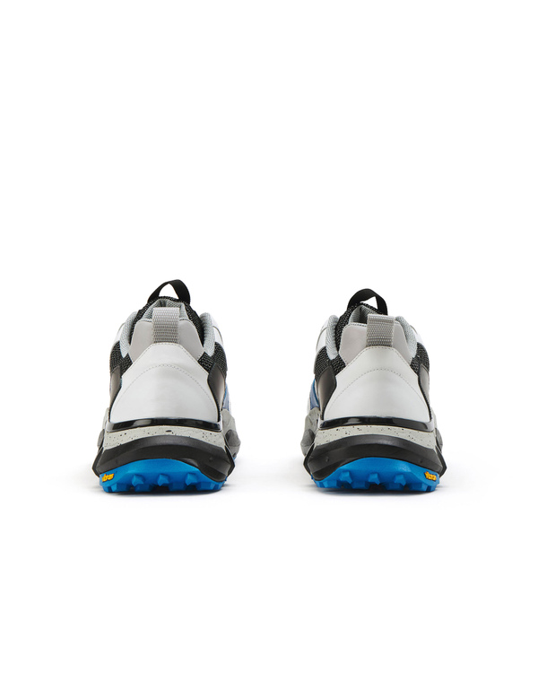Sneaker da uomo bianche e nere con dettagli blu - Iceberg - Official Website