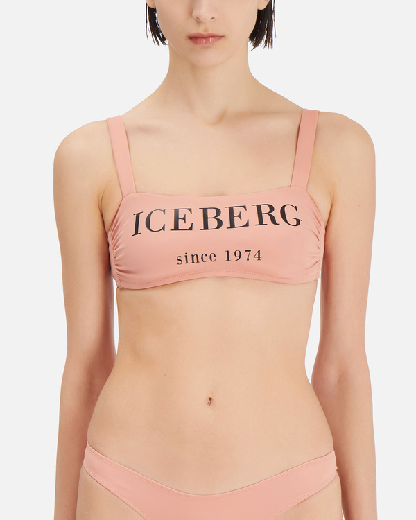 Blush pink Iceberg bikini top - Iceberg - Official Website