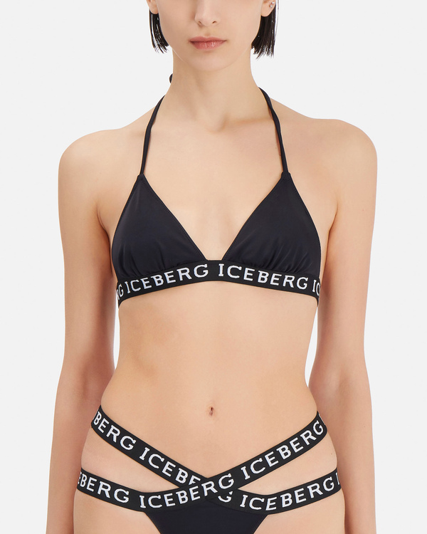 Black Iceberg halter neck bikini top - Iceberg - Official Website
