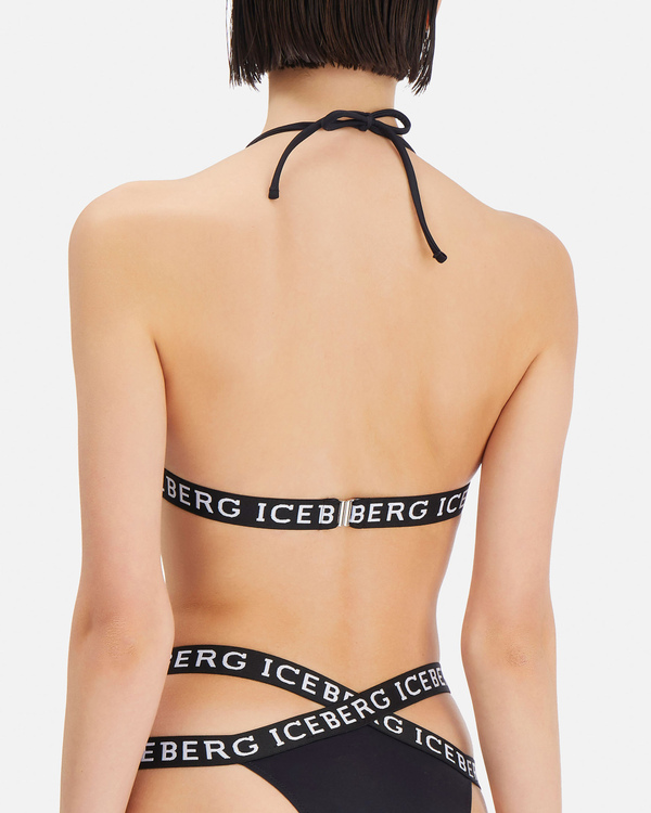 Black Iceberg halter neck bikini top - Iceberg - Official Website
