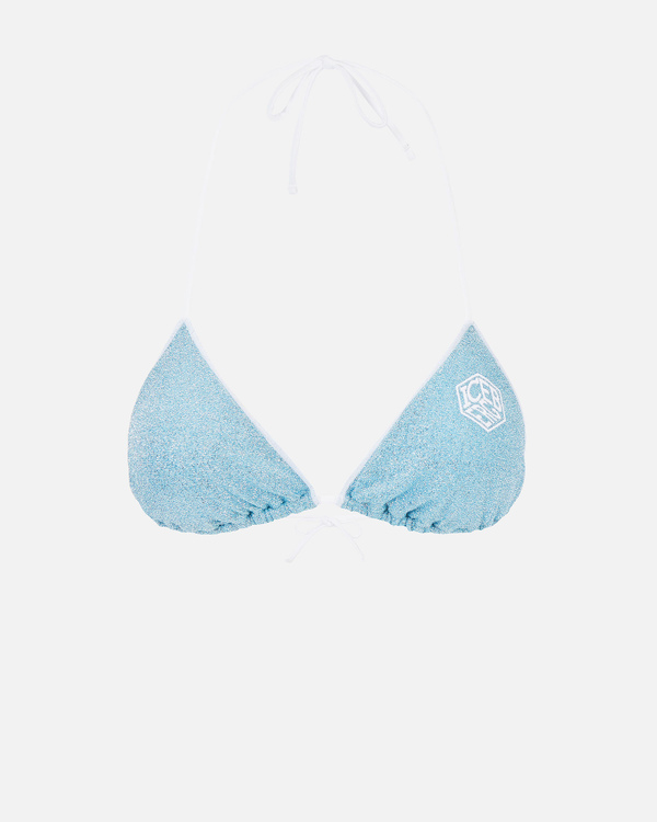 Blue marl Iceberg halter neck bikini top - Iceberg - Official Website