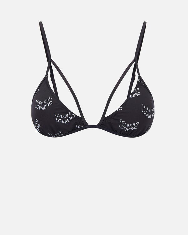 Black Iceberg bikini top with cut-out detail - Iceberg - Official Website