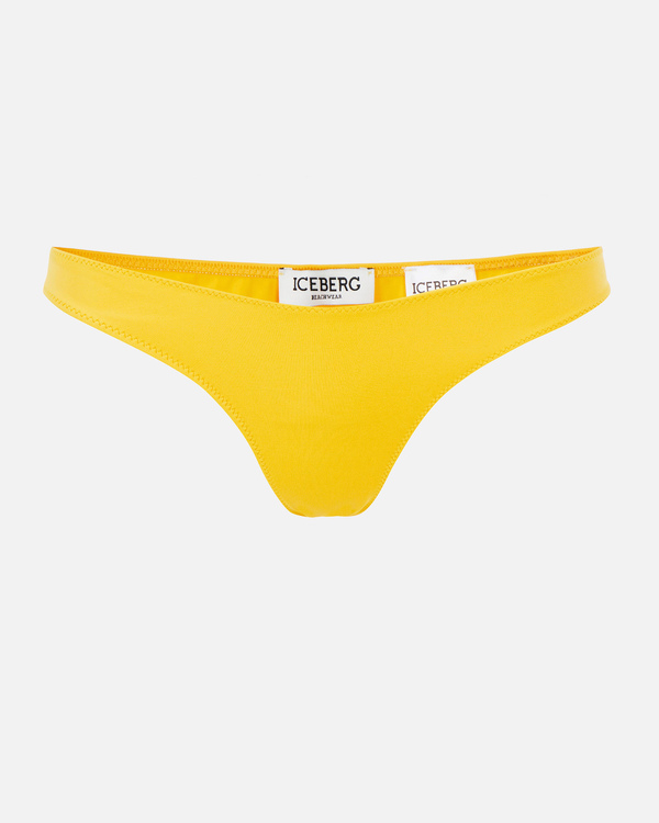 Slip bikini a vita bassa gialli - Iceberg - Official Website