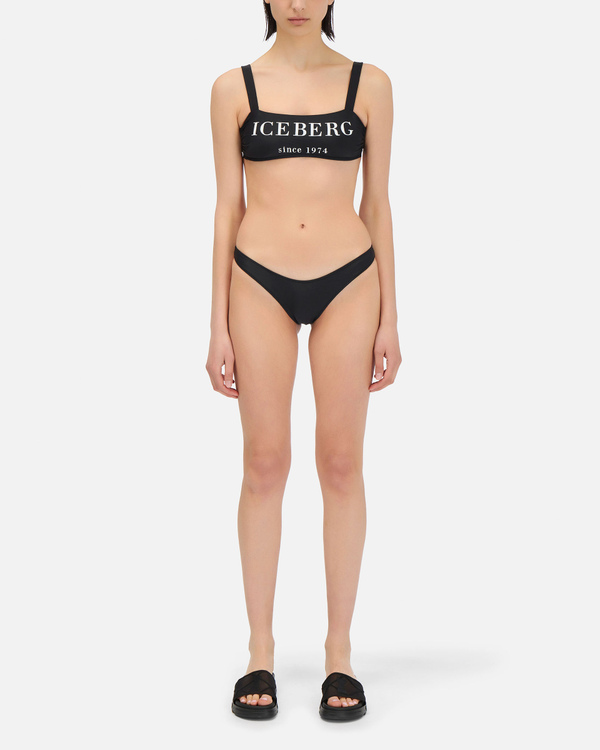 Black low-rise Iceberg bikini briefs - Iceberg - Official Website