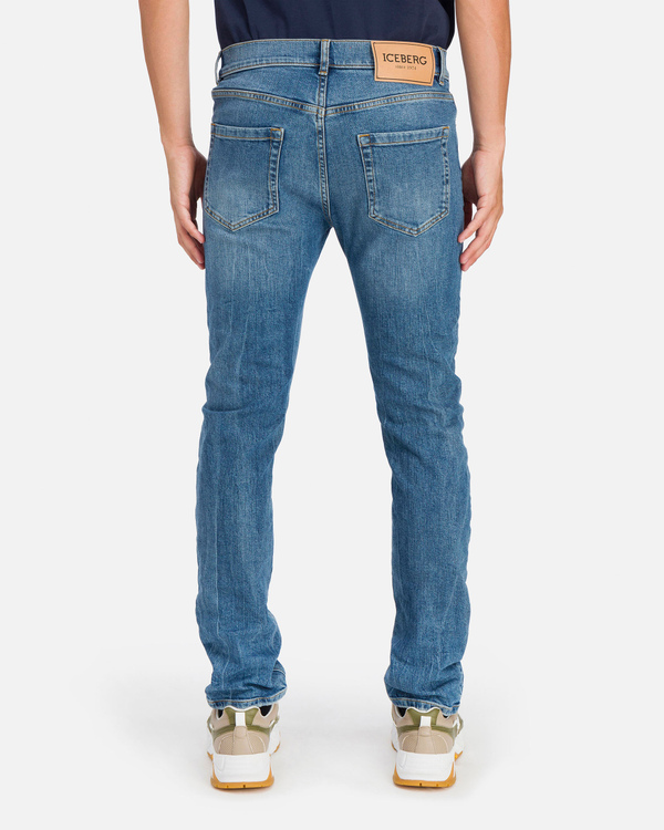 Jeans da uomo con stampe Walt Disney - Iceberg - Official Website