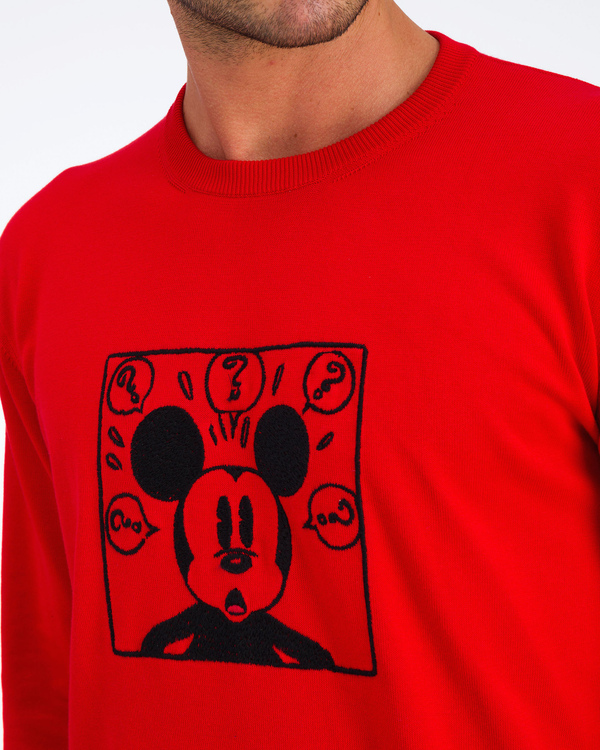 Red Iceberg Mickey Mouse sweater - Iceberg - Official Website