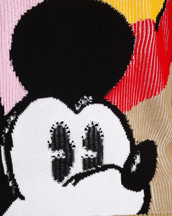 Multicolor Iceberg sweater with oversized Mickey Mouse - Iceberg - Official Website
