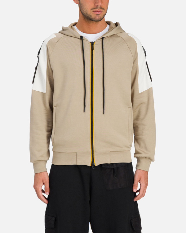 Beige Iceberg hooded sweatshirt with Mickey Mouse silhouette - Iceberg - Official Website