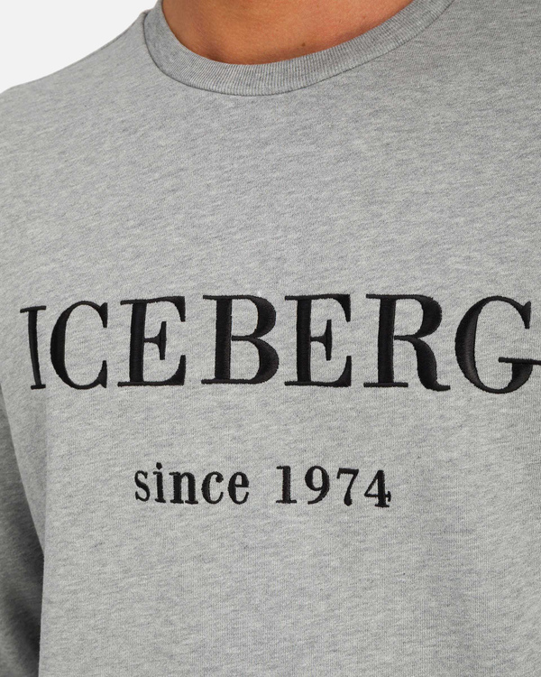Classic gray marl Iceberg sweater - Iceberg - Official Website