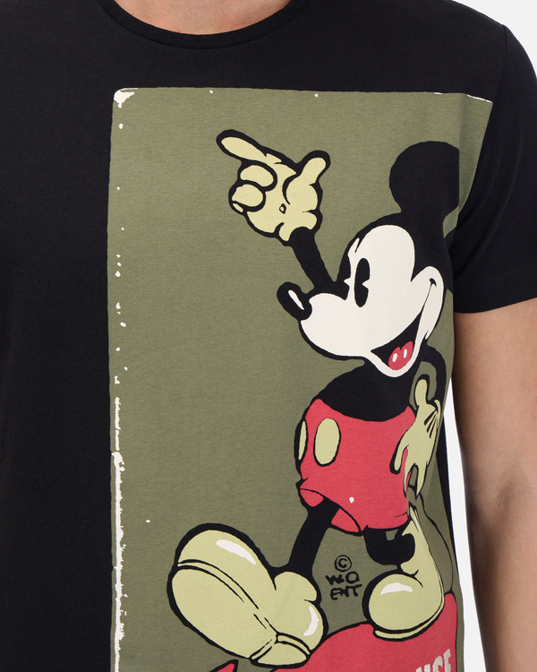  Black Iceberg T-shirt with Mickey Mouse - Iceberg - Official Website