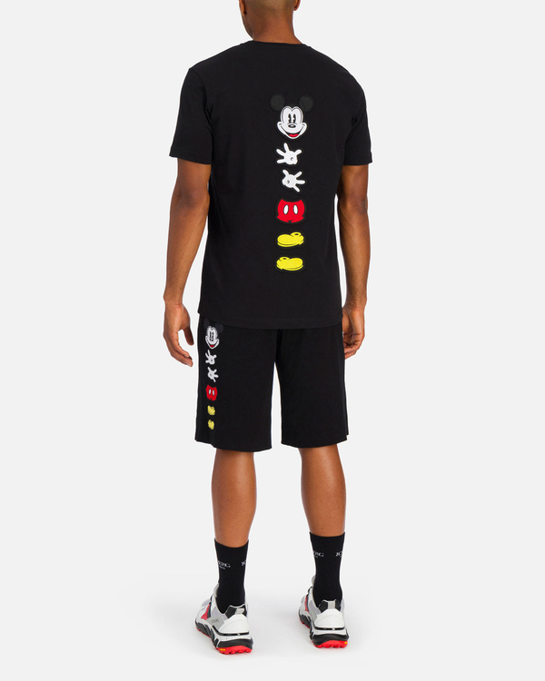 Black Iceberg T-shirt with deconstructed Mickey Mouse on back - Iceberg - Official Website