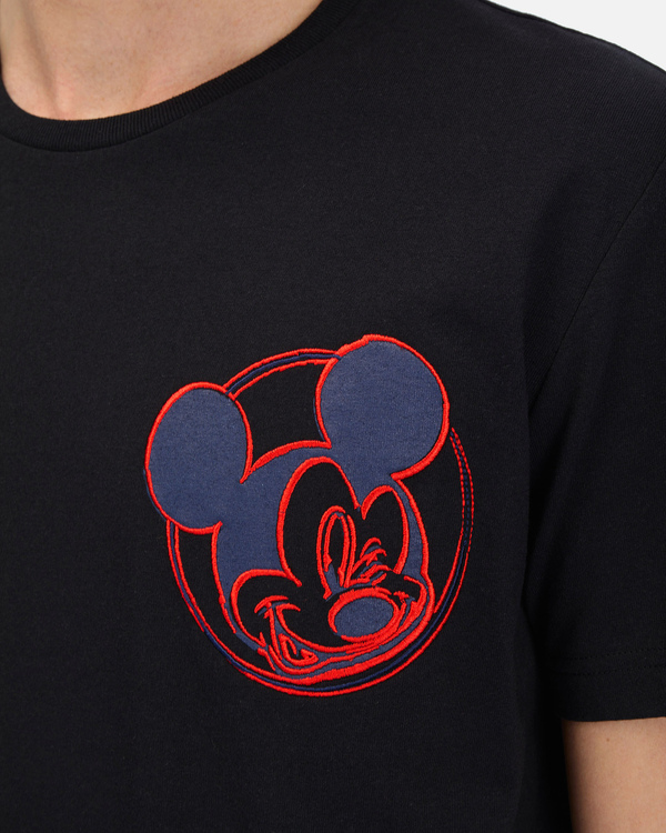 Black Iceberg T-shirt with Mickey Mouse - Iceberg - Official Website