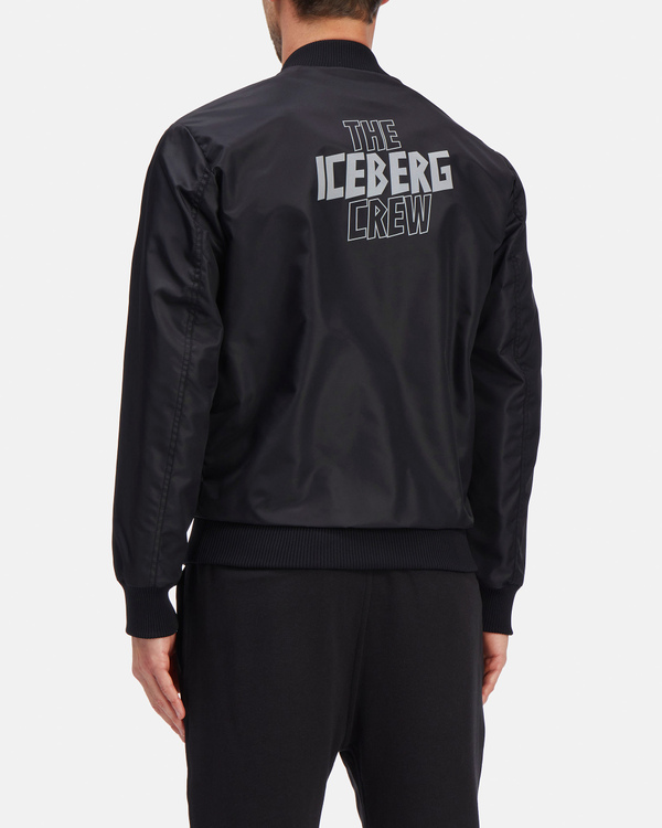Black Iceberg bomber jacket - Iceberg - Official Website