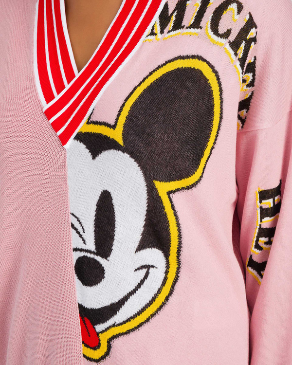 Pink Iceberg oversized cotton Mickey Mouse sweater - Iceberg - Official Website