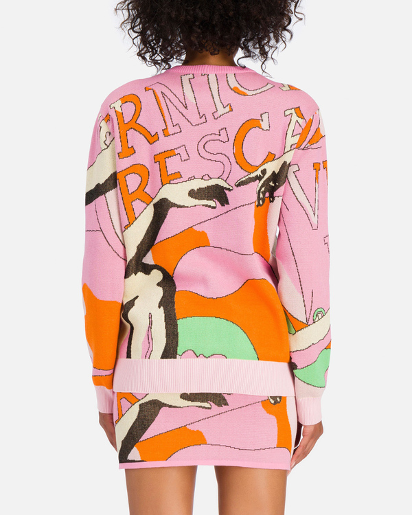 Pullover da donna multicolor con disegno all over - Iceberg - Official Website