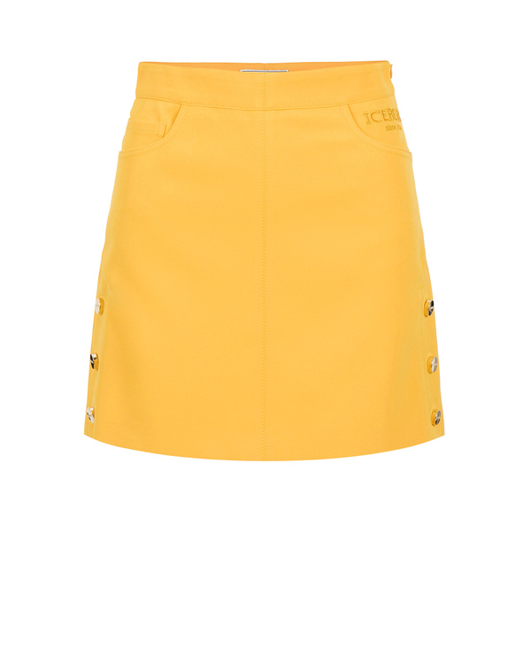 Yellow tailored Iceberg mini skirt - Iceberg - Official Website