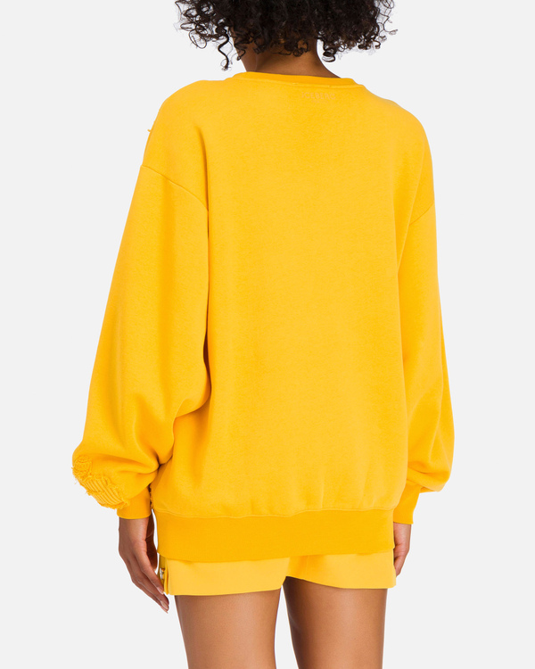 Yellow Iceberg sweater with Mickey Mouse polaroid - Iceberg - Official Website