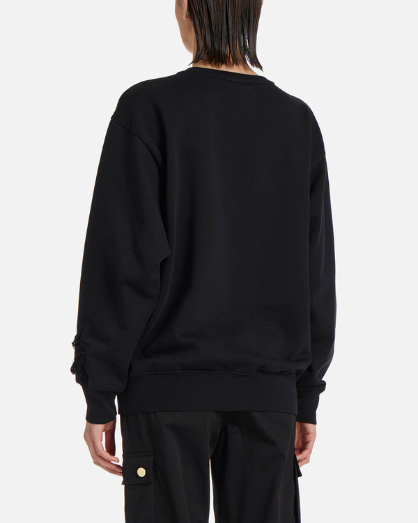 Black Iceberg sweater with Mickey Mouse polaroid - Iceberg - Official Website