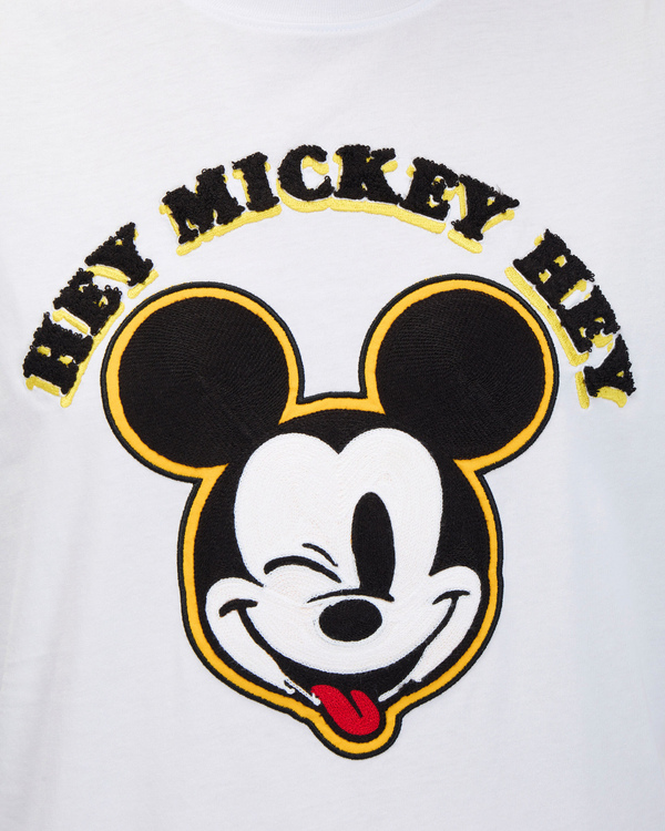 White Iceberg T-shirt with Mickey Mouse face - Iceberg - Official Website