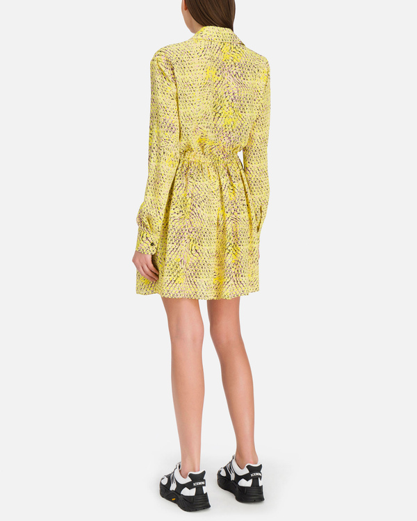 Iceberg skater-style dress in yellow 