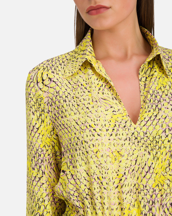 Iceberg skater-style dress in yellow 