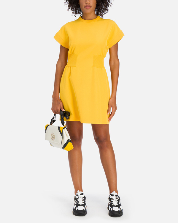 Iceberg yellow mini dress with cinched waist - Iceberg - Official Website