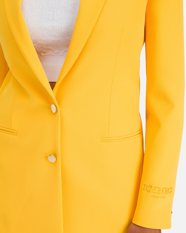 Iceberg yellow single-breasted jacket - Iceberg - Official Website