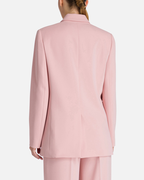 Iceberg double-breasted jacket in baby pink - Iceberg - Official Website