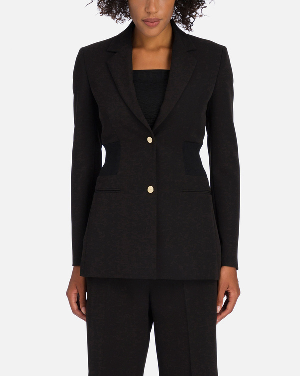 Iceberg black tailored jacket with logo