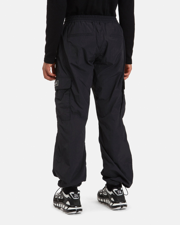Men's black nylon cargo pants - Iceberg - Official Website