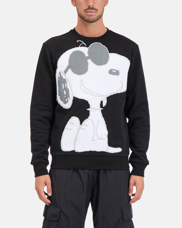 Felpa girocollo uomo con grafica "Snoopy" con stampa Iceberg in rilievo - Iceberg - Official Website
