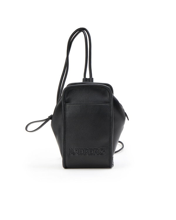 Black smartphone bag with logo - Iceberg - Official Website
