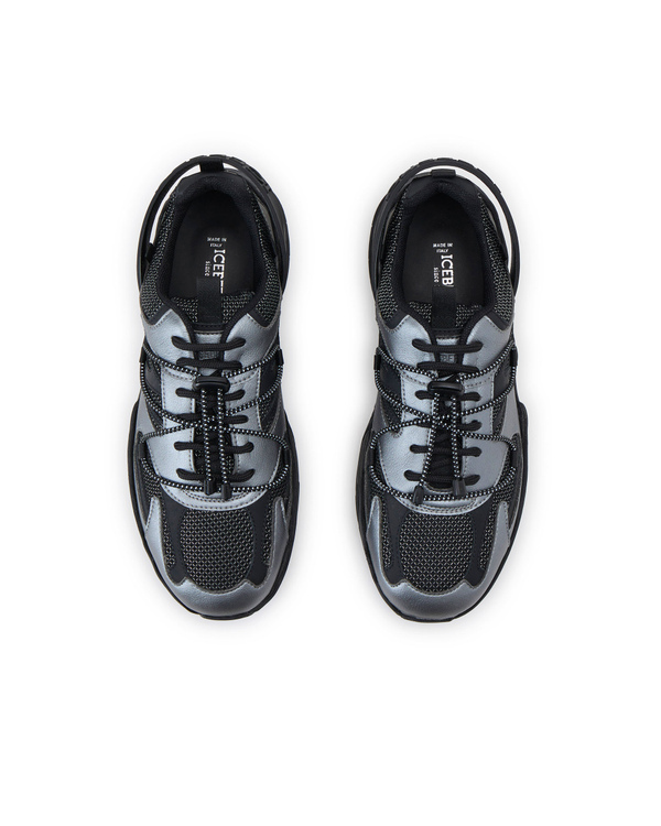 Men's Kakkoi Black Sneakers - Iceberg - Official Website