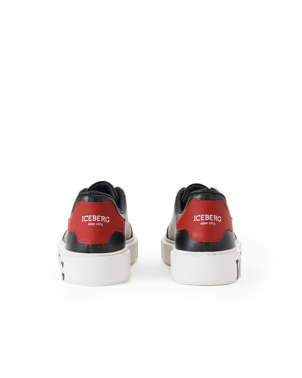 Sneaker Extralight logo nere uomo - Iceberg - Official Website