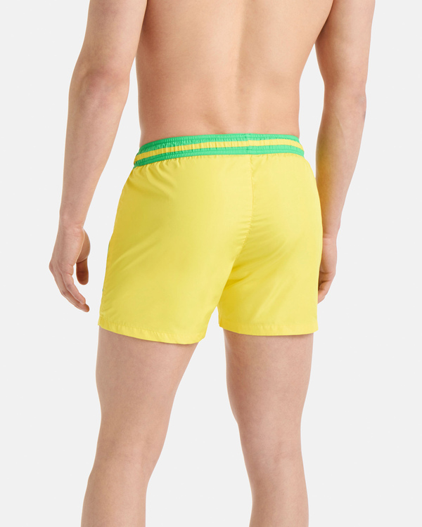 Yellow baseball logo swim shorts - Iceberg - Official Website