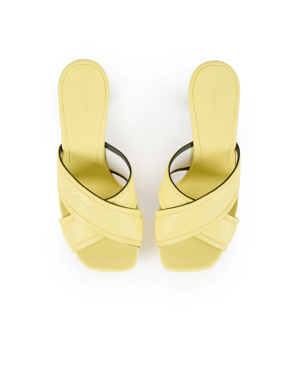 Yellow Rubber Sole Sandals - Iceberg - Official Website