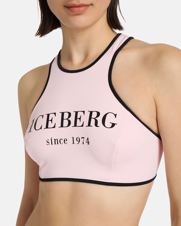 Heritage logo bikini sport bra - Iceberg - Official Website