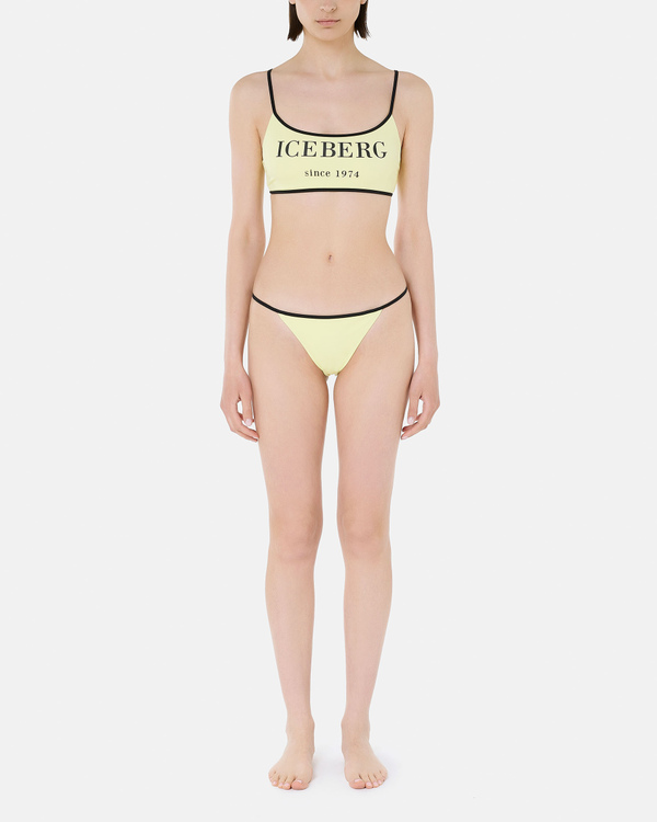 Yellow heritage logo bikini bottoms - Iceberg - Official Website