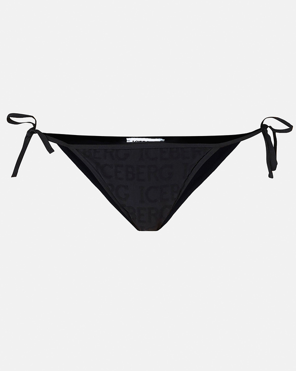 3D logo black bikini bottoms - Iceberg - Official Website
