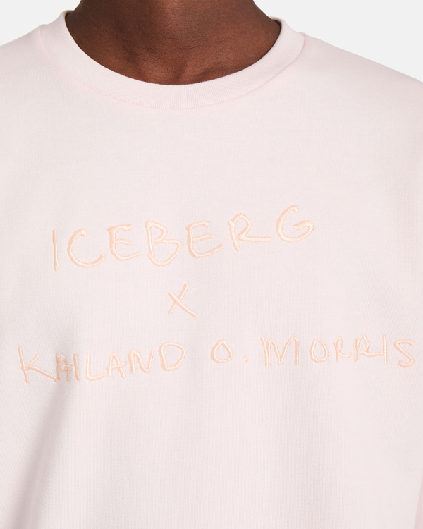 Rosy ecru Kailand Morris sweatshirt - Iceberg - Official Website