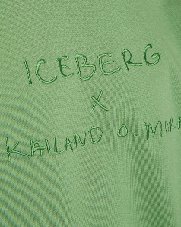 Olive green Kailand Morris sweatshirt - Iceberg - Official Website