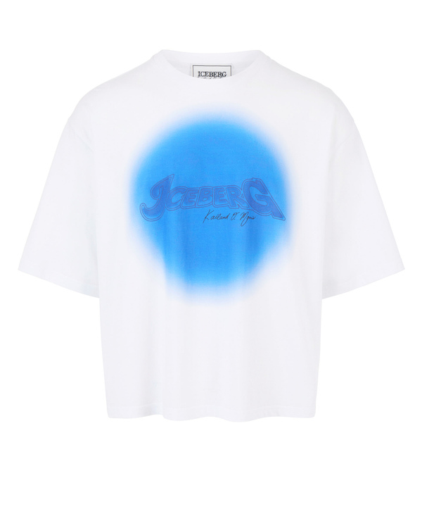 Kailand Morris logo T-shirt - Iceberg - Official Website