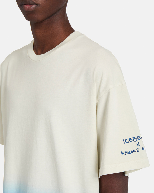 Blue degradé Kailand Morris T-shirt - Iceberg - Official Website
