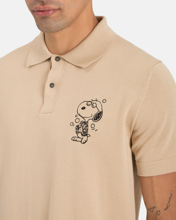Snoopy knit polo shirt - Iceberg - Official Website