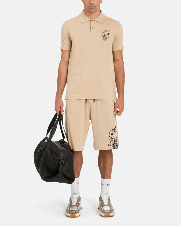 Snoopy knit polo shirt - Iceberg - Official Website